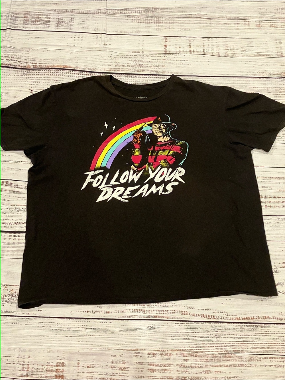 Freddy Krueger “Follow Your Dreams” Graphic Tee